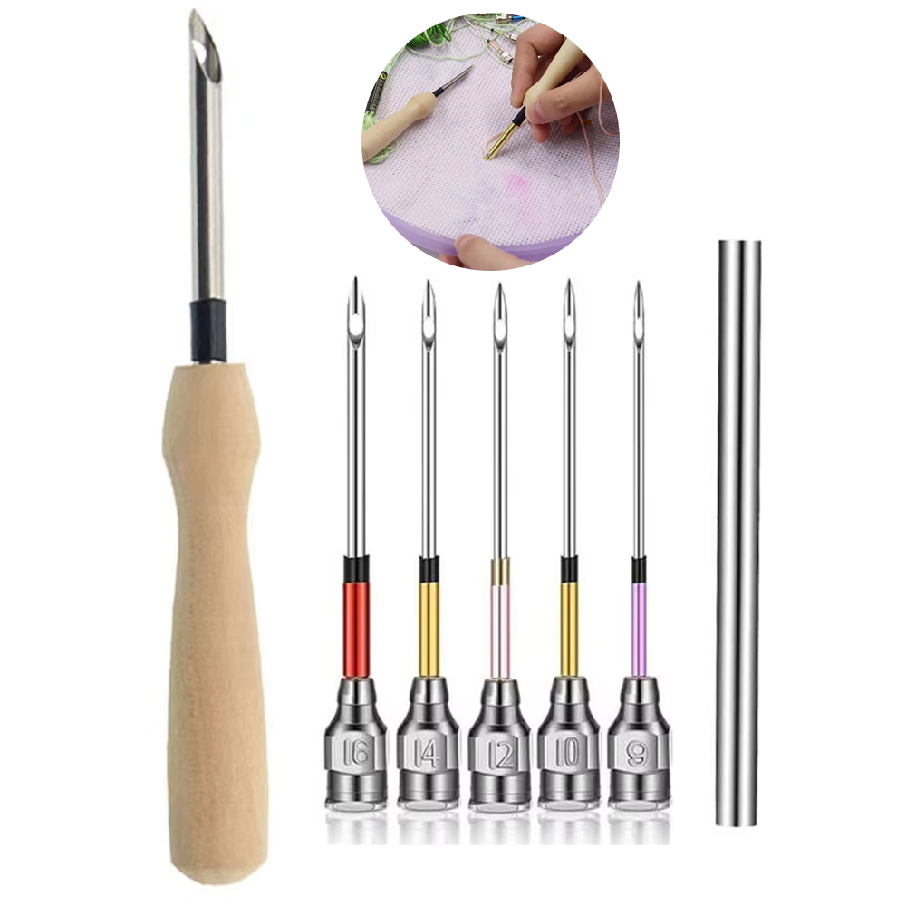 Punch Needle Handle - 1set Punch Needle Tool Kit Embroidery