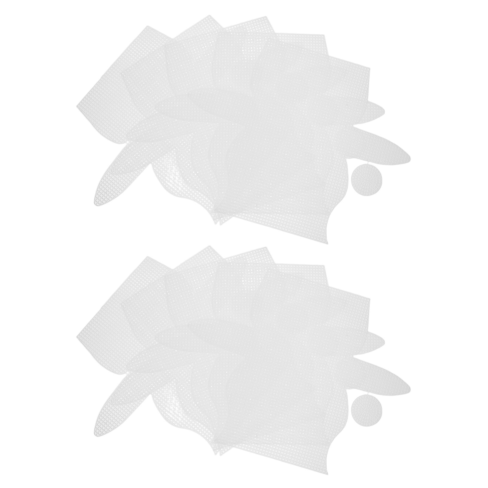 Embroidery Sheet - 10Pcs Plastic Mesh for Handbag Making