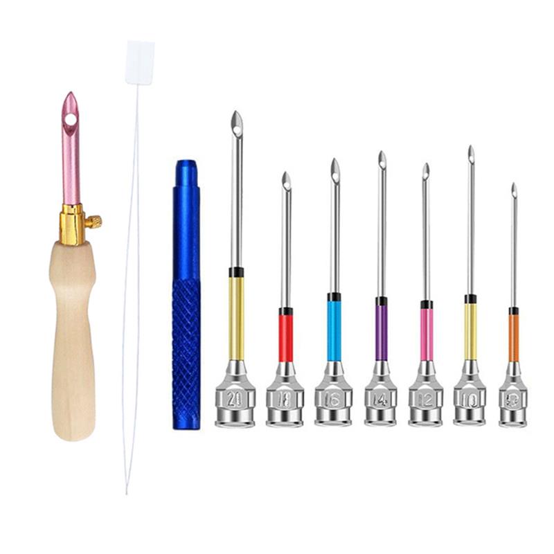 Punch Needle Handle - 1-17Pcs Punch Needle Tool Kit Embroidery