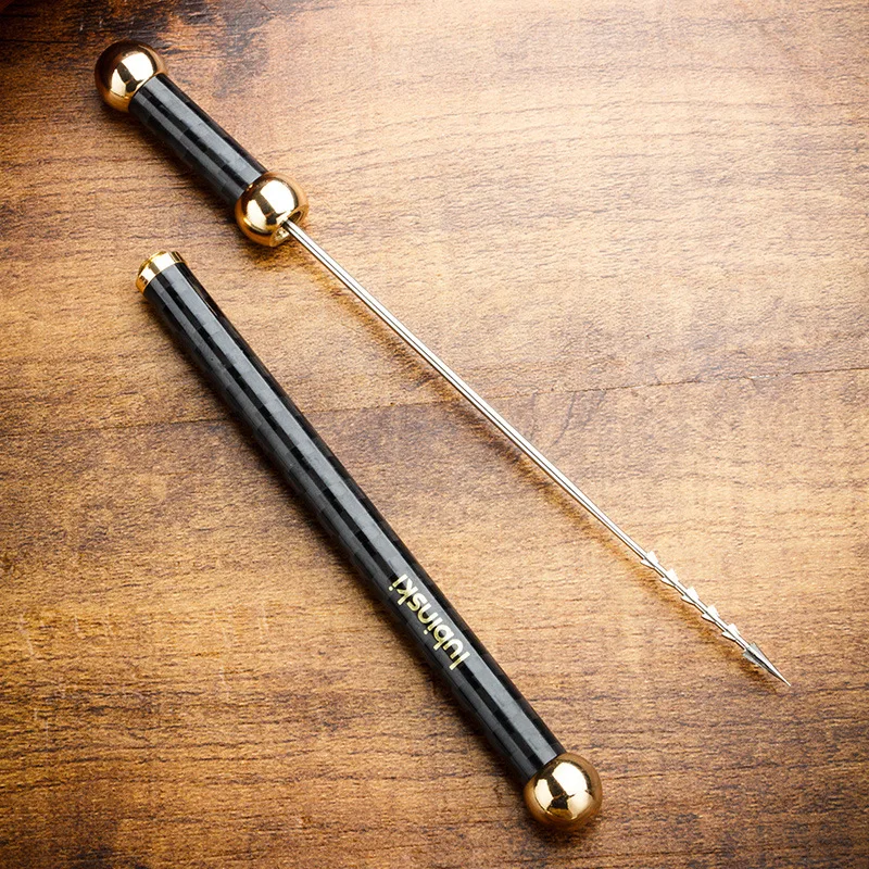 Punch Needle Handle - Portable Cigar Draw Enhancer Tool Stainless
