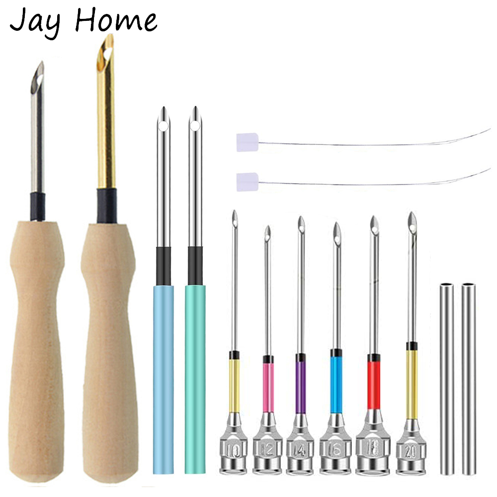 Punch Needle Handle - Embroidery Stitching Punch Needle Poking Cross
