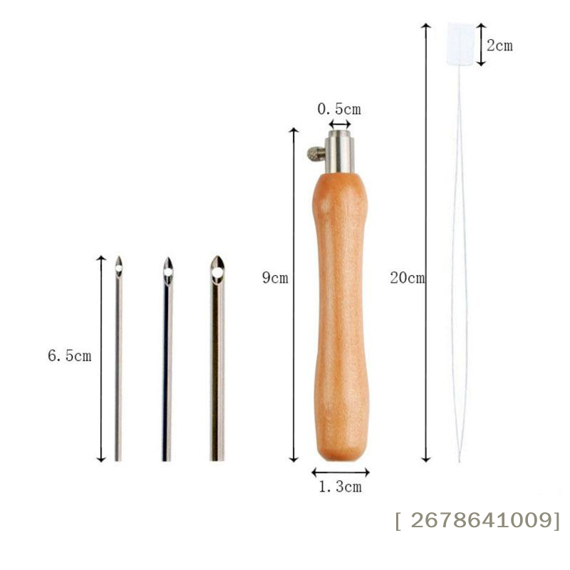 Punch Needle Handle - ⚑5Pcs Punch Needle Set 2.5mm/3.5mm/5mm Adjustable