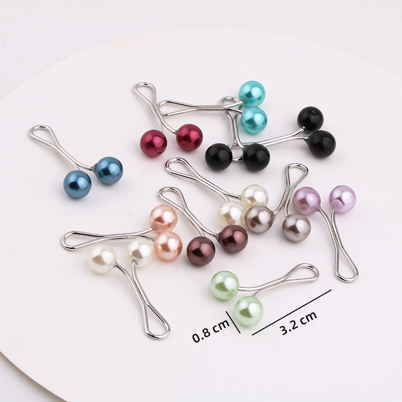 6/12/24PCS Pearls Pins Women S - Embroidery Hijab ulasan dan harga