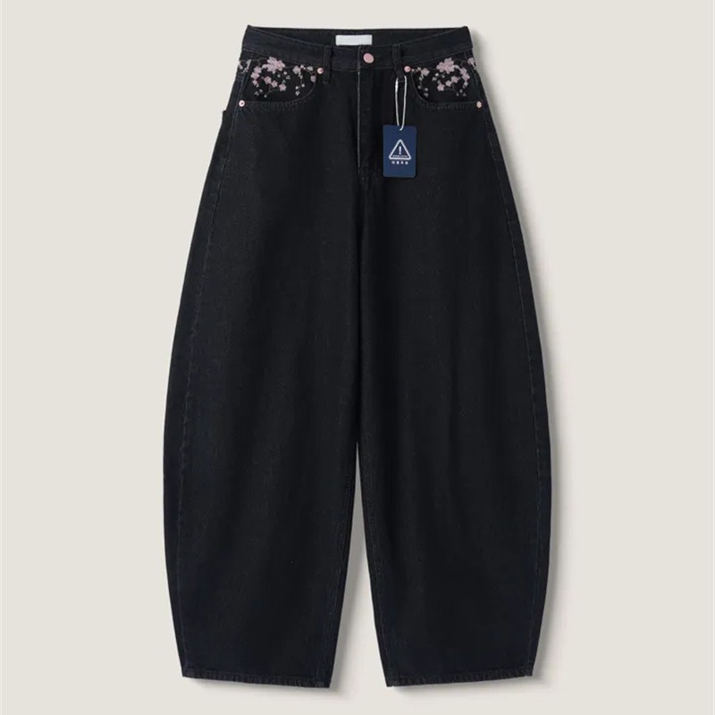 Sakura Embroidery Loose Scythe - Embroidery Jeans Sakura ulasan dan harga