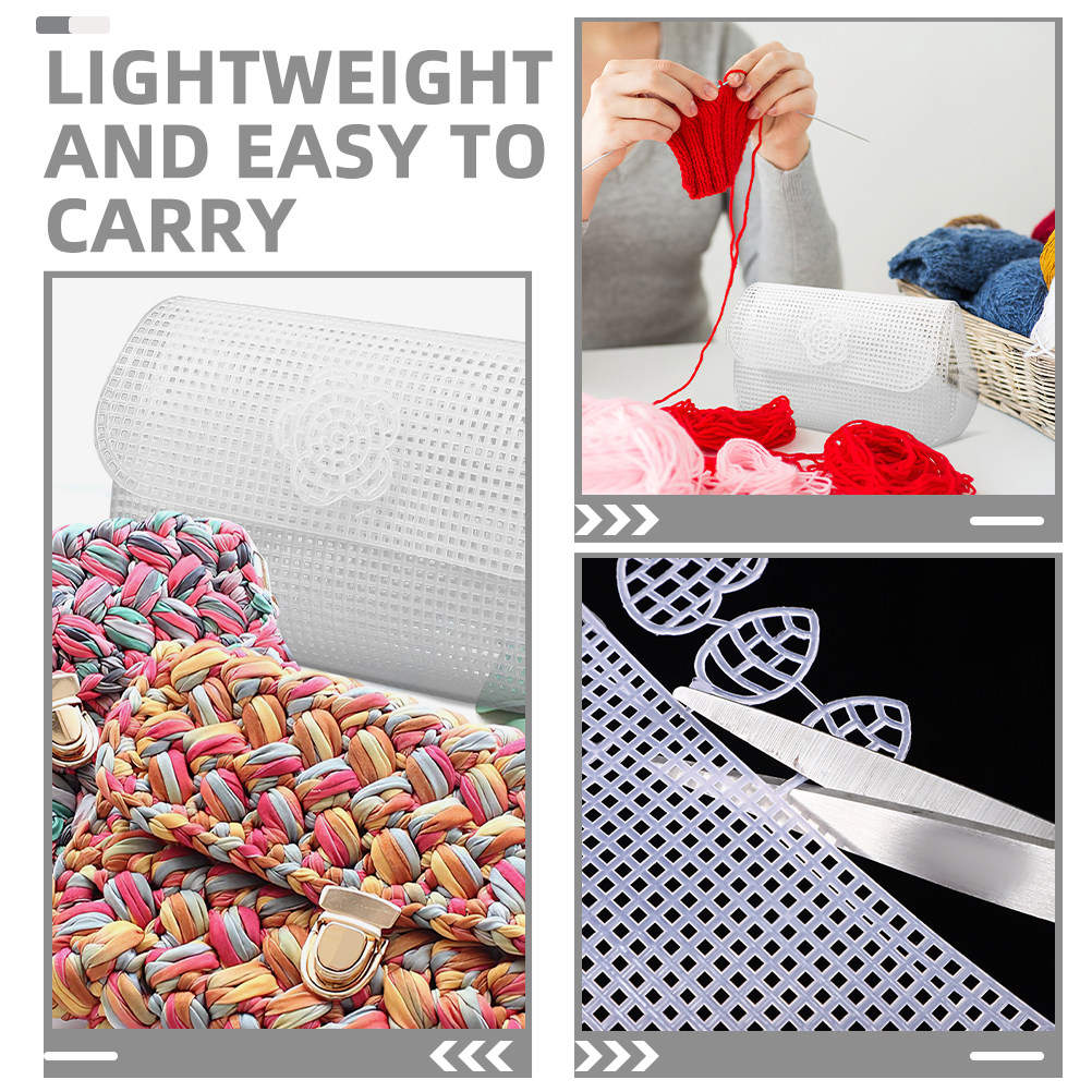 5Pcs Versatile Plastic Mesh Ca - Embroidery Sheet ulasan dan harga