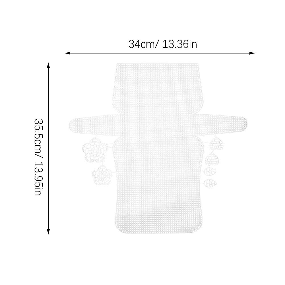 5Pcs Versatile Plastic Mesh Ca - Embroidery Sheet ulasan dan harga