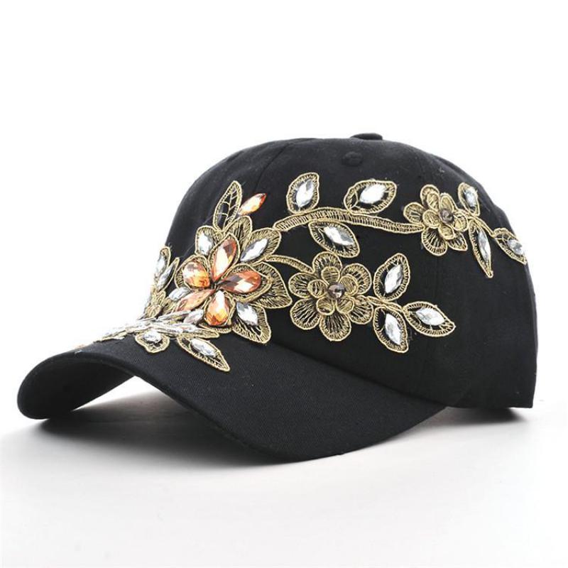 COKK Women's Baseball Cap Diam - Embroidery Jeans Sakura ulasan dan harga