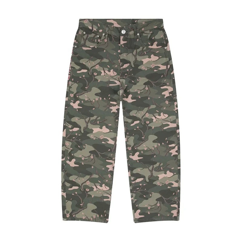 Mens Jeans Y2K Sakura Embroide - Embroidery Jeans Sakura ulasan dan harga