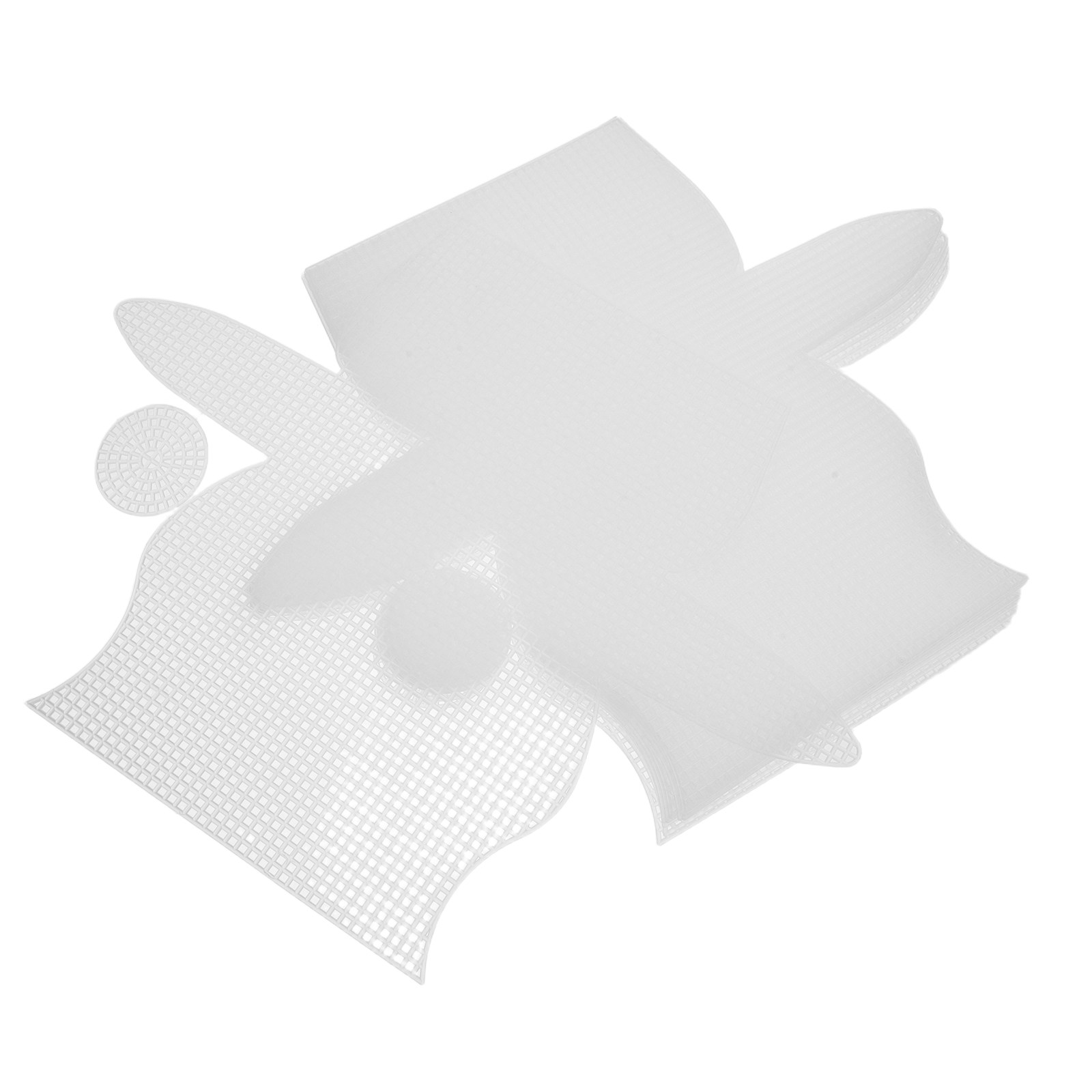10Pcs Plastic Mesh for Handbag - Embroidery Sheet ulasan dan harga