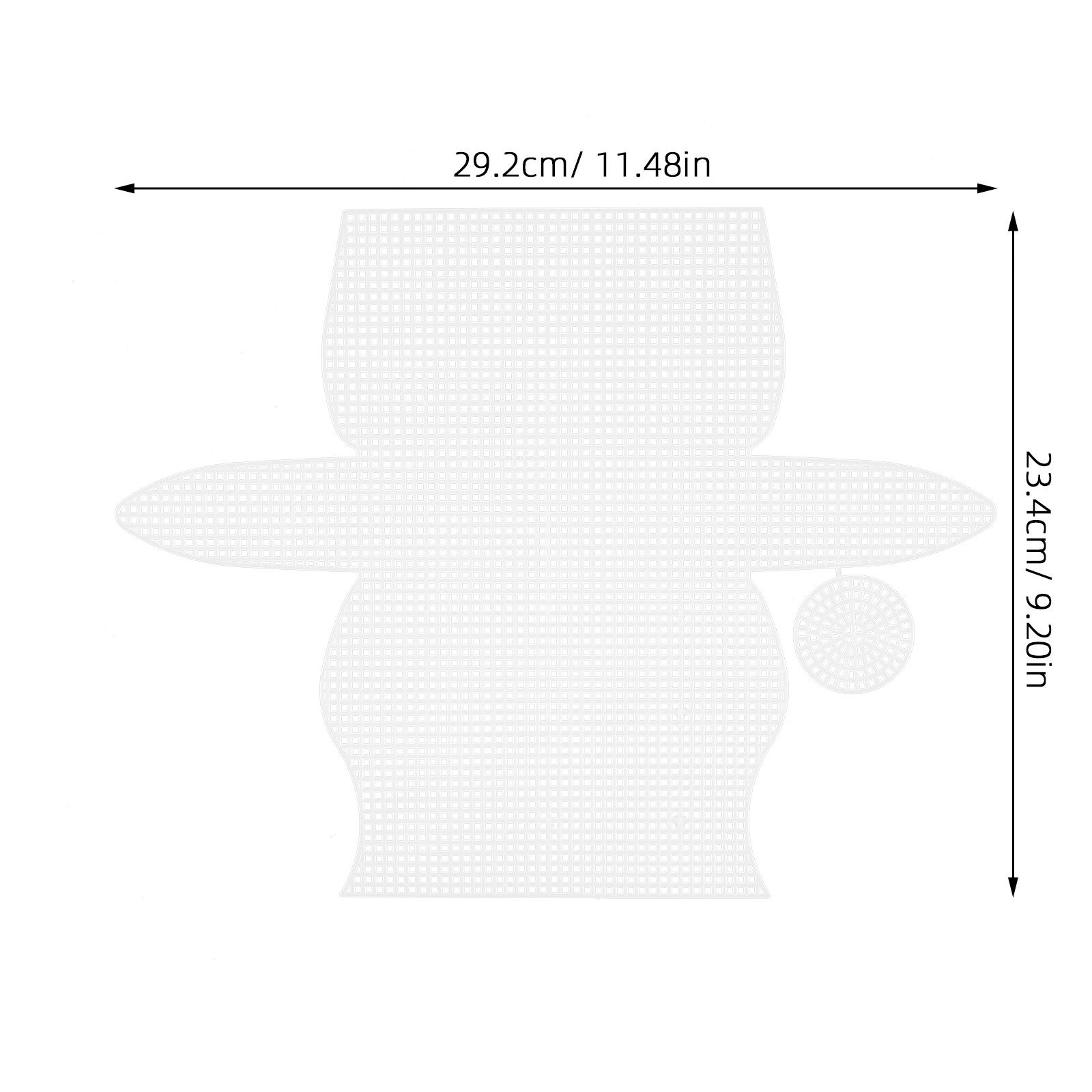 10Pcs Plastic Mesh for Handbag - Embroidery Sheet ulasan dan harga