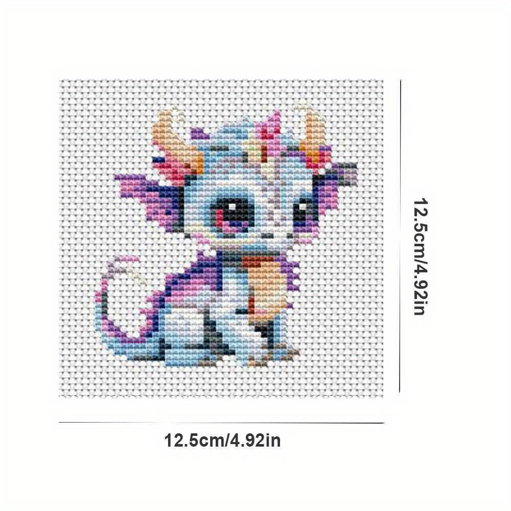 12Pcs Dragon Cross Stitch 11CT - Embroidery Kurta Men ulasan dan harga
