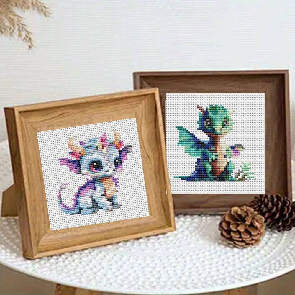 12Pcs Dragon Cross Stitch 11CT - Embroidery Kurta Men ulasan dan harga