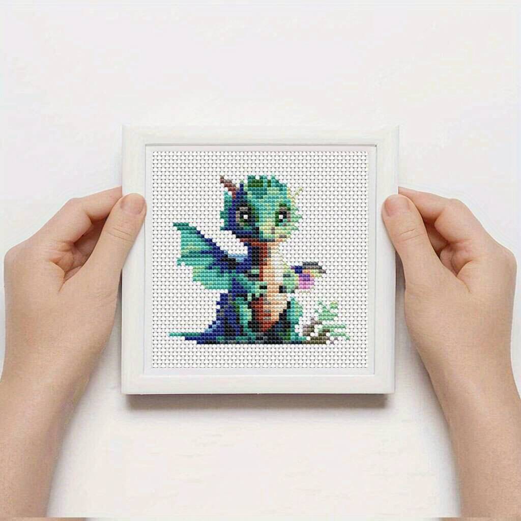 12Pcs Dragon Cross Stitch 11CT - Embroidery Kurta Men ulasan dan harga