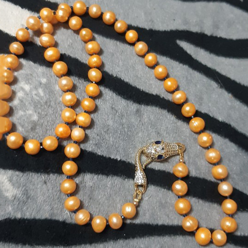 Juya 18K Gold Plated Snake Dec - Embroidery Artwork ulasan dan harga