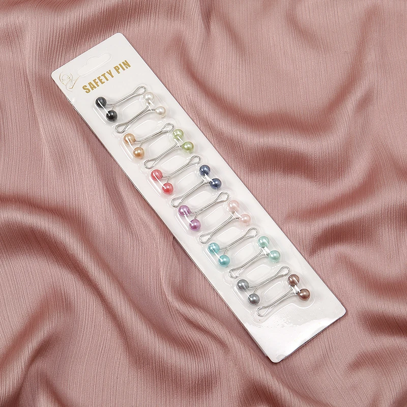 12pcs/Bag Muslim Hijab Pins Sc - Embroidery Hijab ulasan dan harga