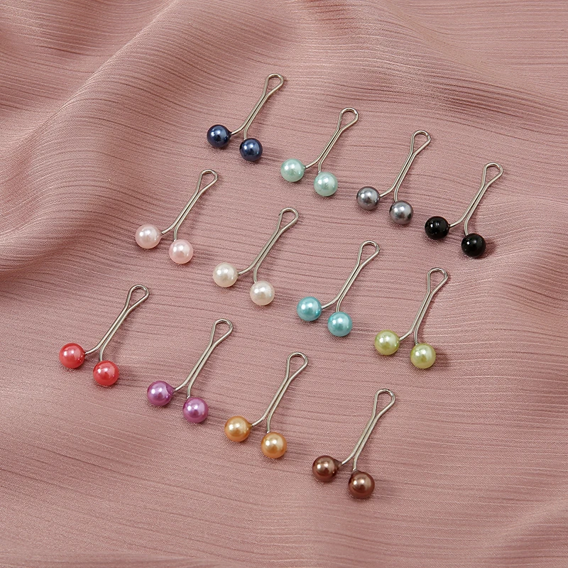 12pcs/Bag Muslim Hijab Pins Sc - Embroidery Hijab ulasan dan harga