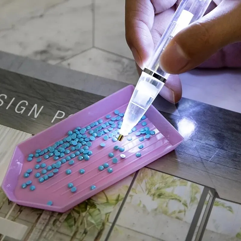 LED Light Diamond Painting Pen - Embroidery Artwork ulasan dan harga