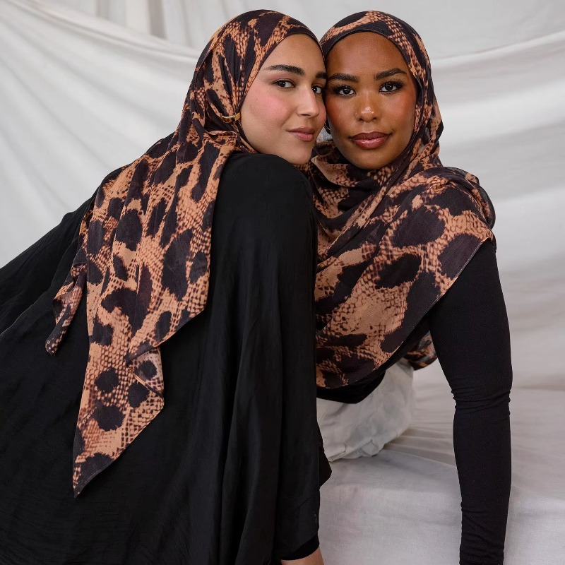 New Double-sided Print Modal H - Embroidery Hijab ulasan dan harga