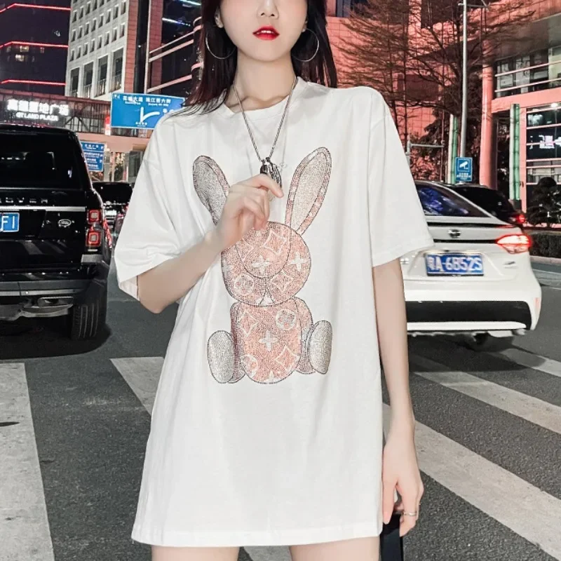 Women's Summer Casual T-Shirt: - Embroidery Fashion ulasan dan harga
