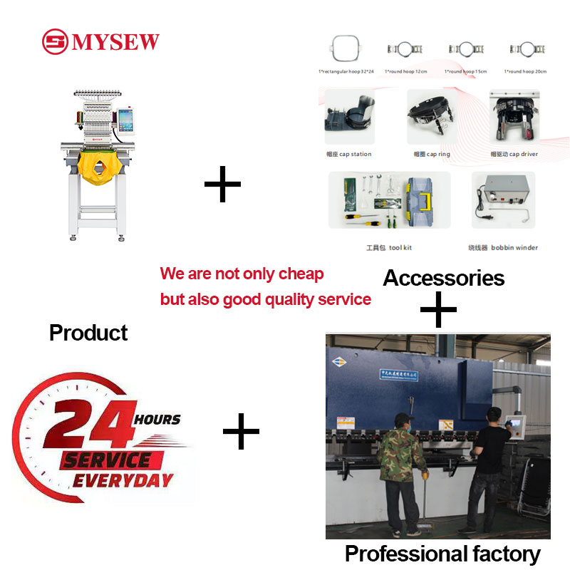MYSEW1204/1504 Computerized Ta - Embroidery Machines ulasan dan harga