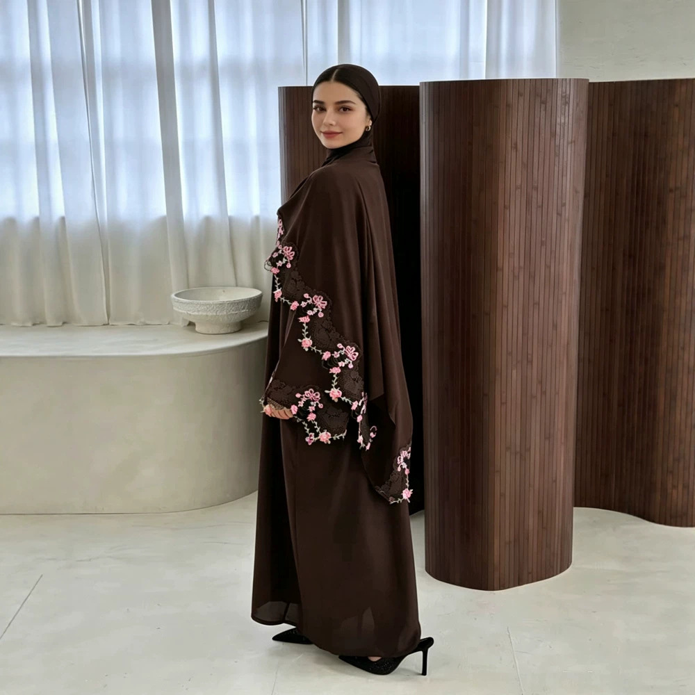 Eid Dress Women Muslim Abaya P - Embroidery Hijab ulasan dan harga