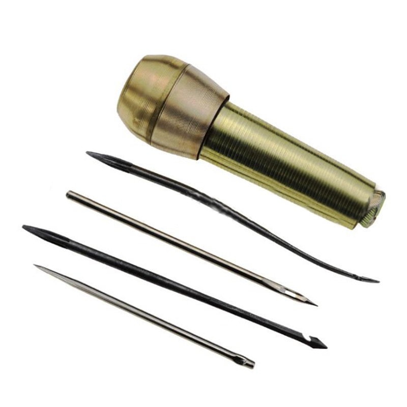Copper Handle Sewing Awl DIY C - Punch Needle Handle ulasan dan harga