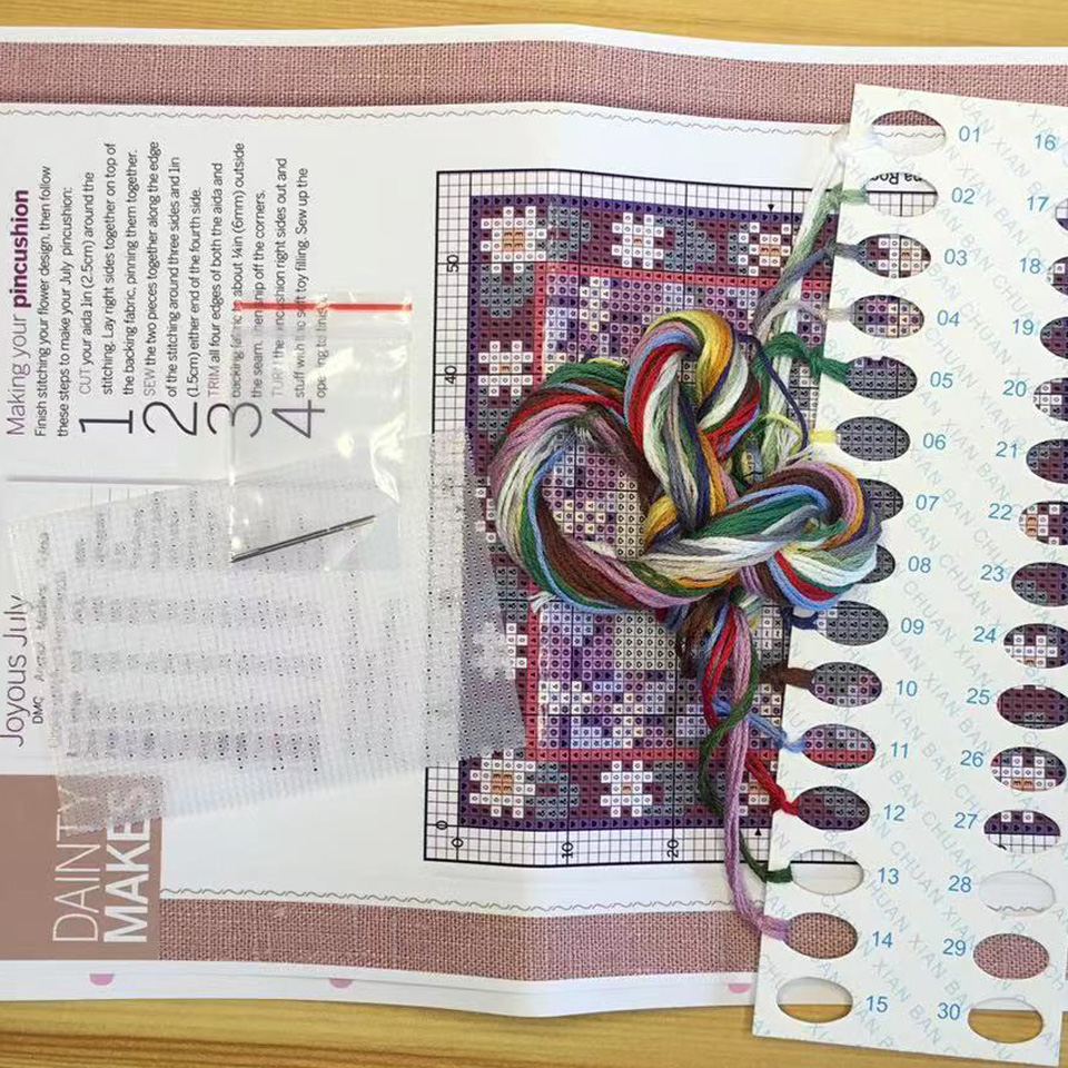 742Fun Cross Stitch Package Gr - Embroidery World ulasan dan harga