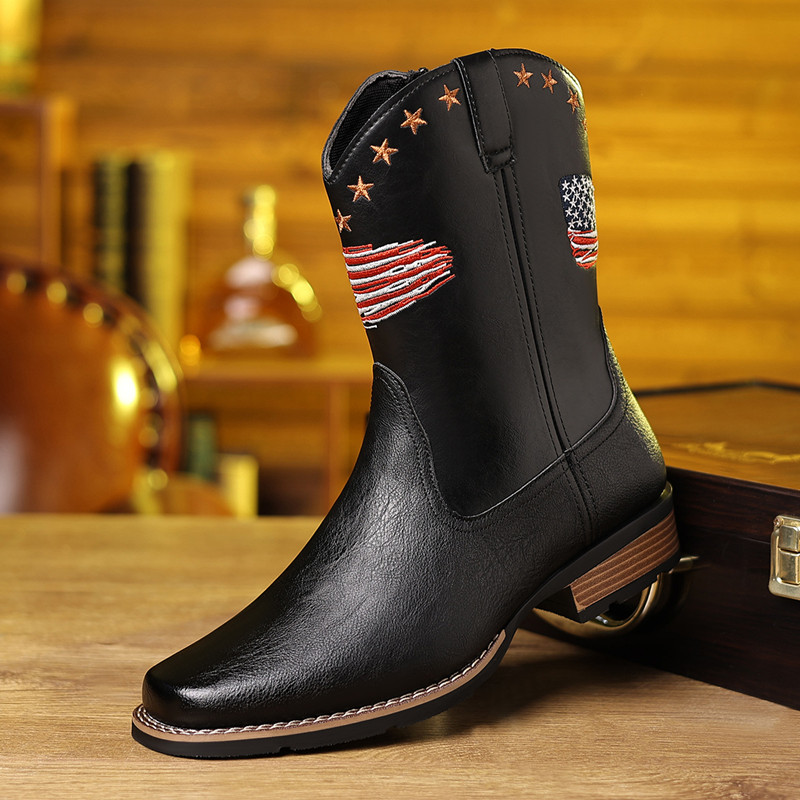 New Brand Men High Boots Embro - Embroidery Stitches ulasan dan harga