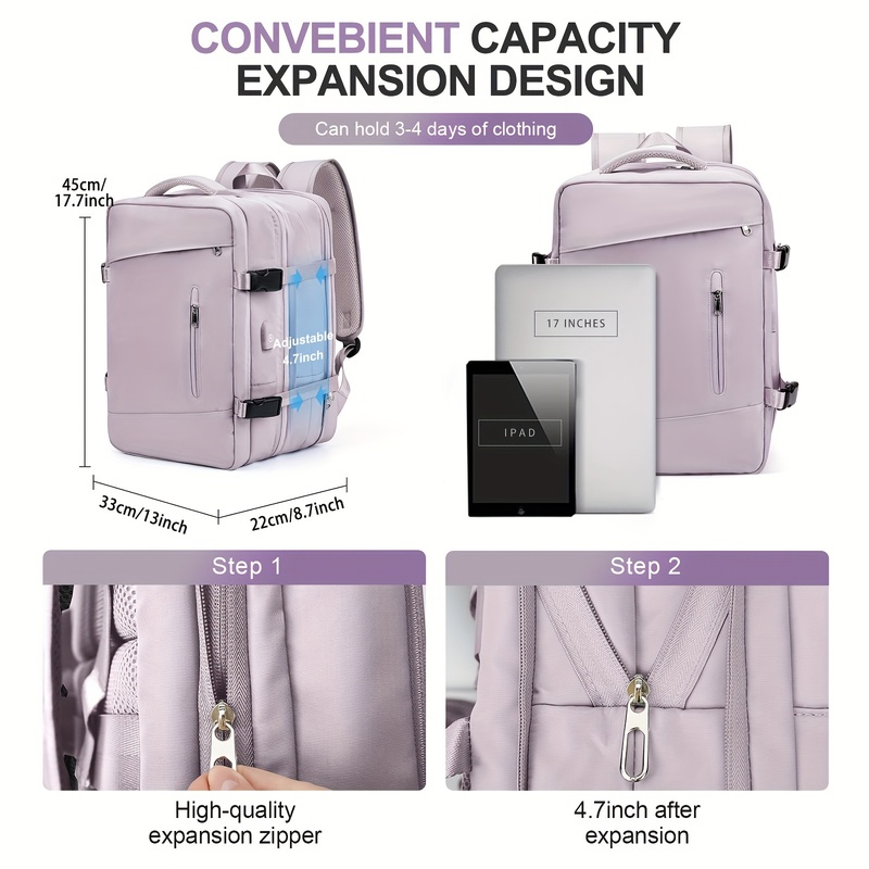 Hiking Backpack Large Capacity - Embroidery Fashion ulasan dan harga