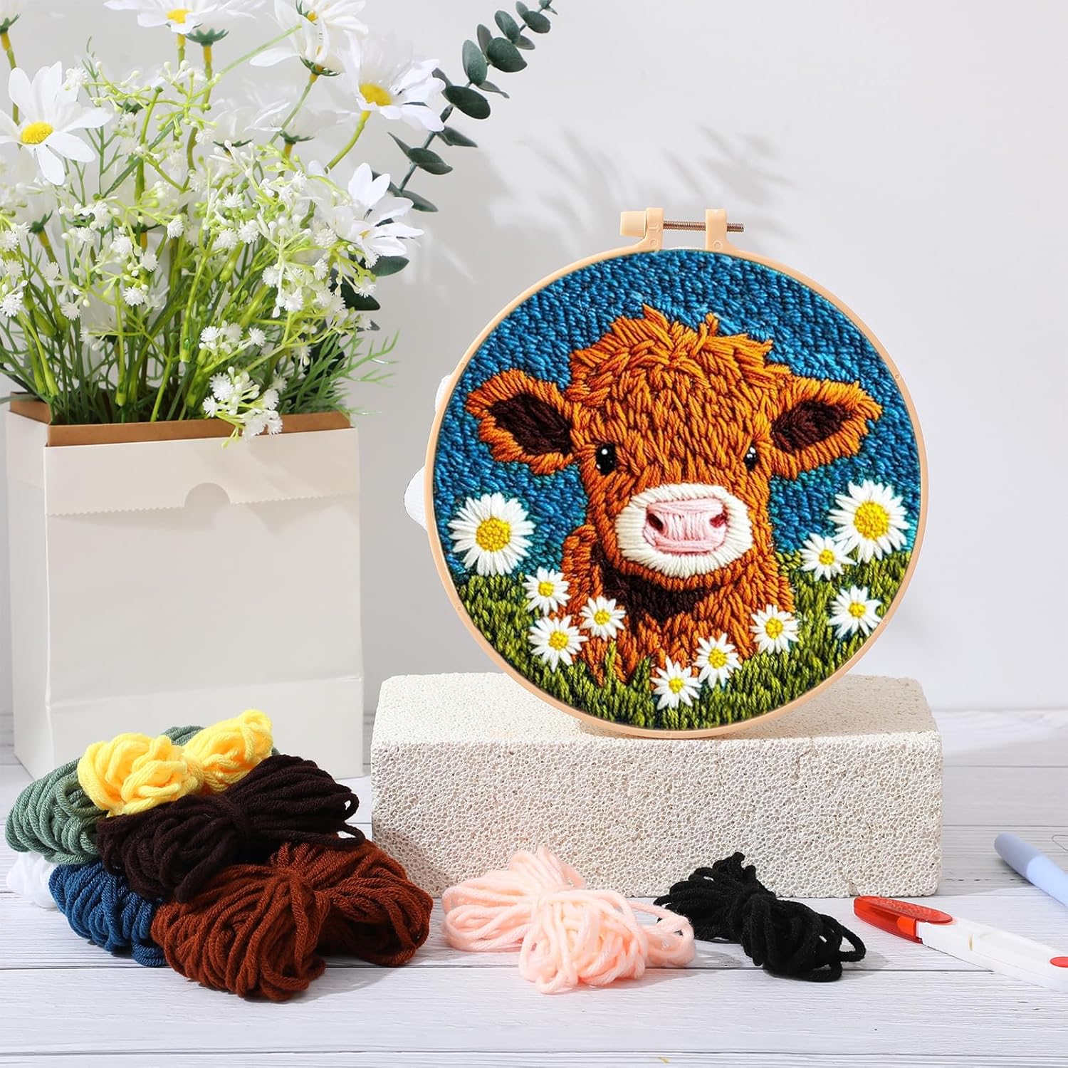 Punch Needle Embroidery Starte - Punch Needle Handle ulasan dan harga