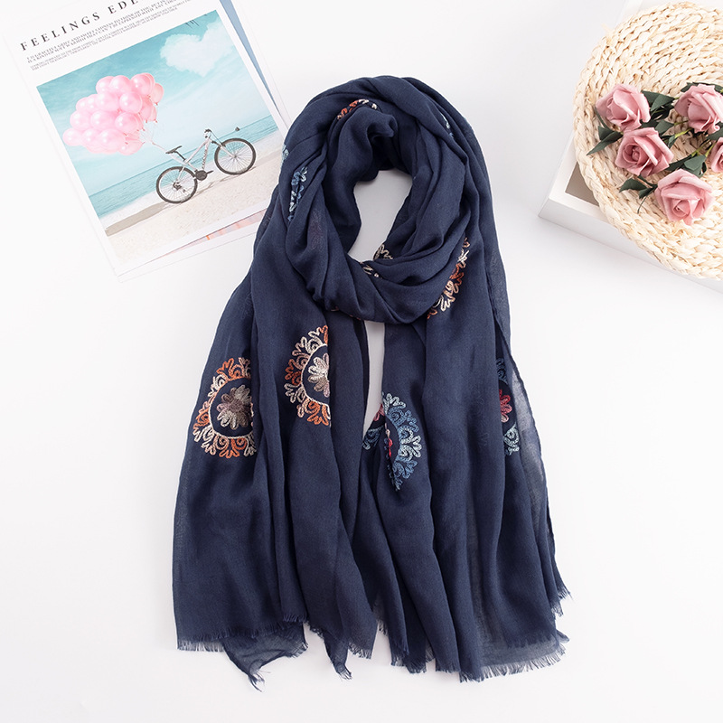 Many Colours Ethnic Embroidery - Embroidery Hijab ulasan dan harga