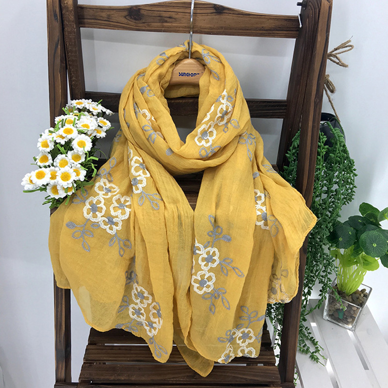 Many Colours Ethnic Embroidery - Embroidery Hijab ulasan dan harga