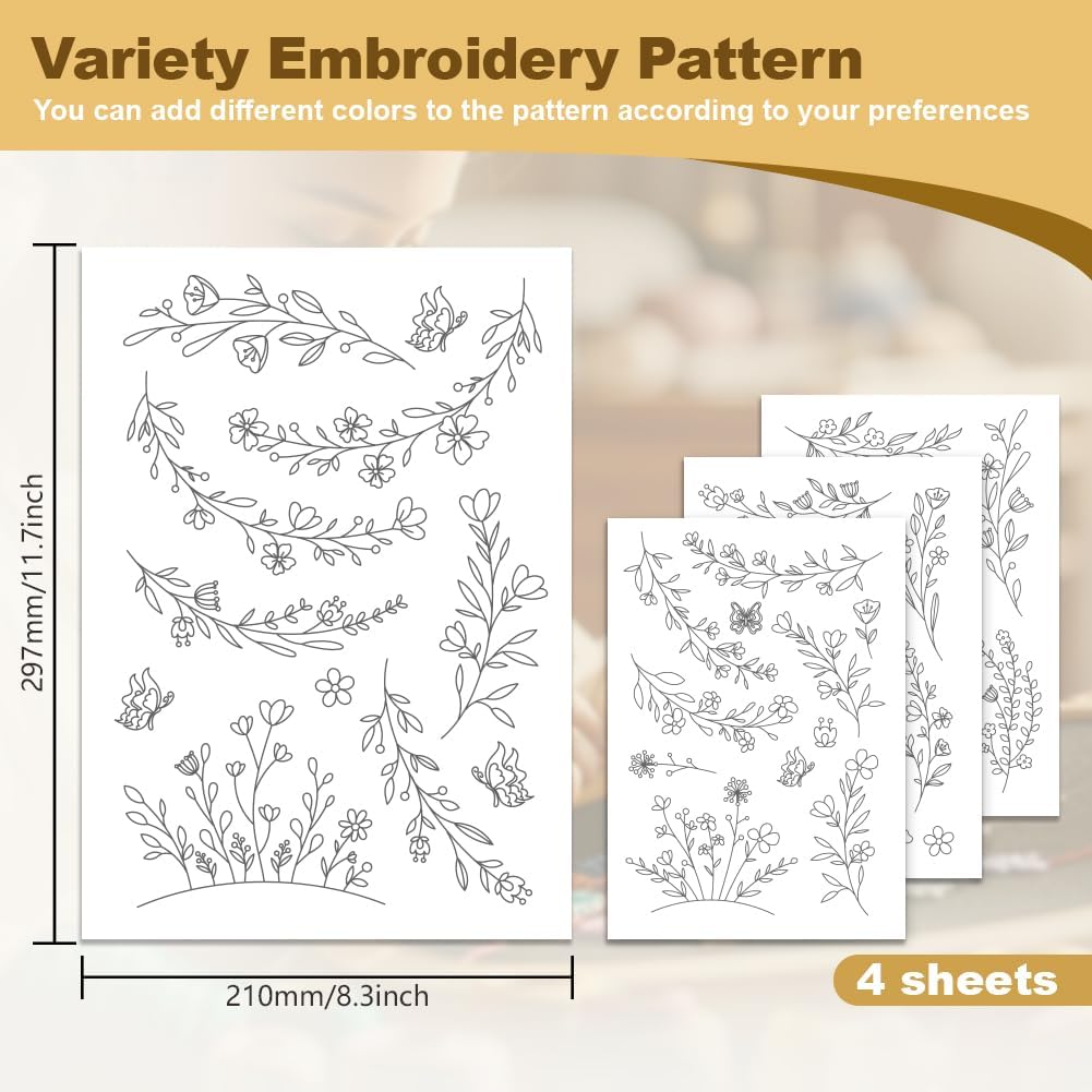 Water Soluble Embroidery Stabi - Embroidery Sheet ulasan dan harga