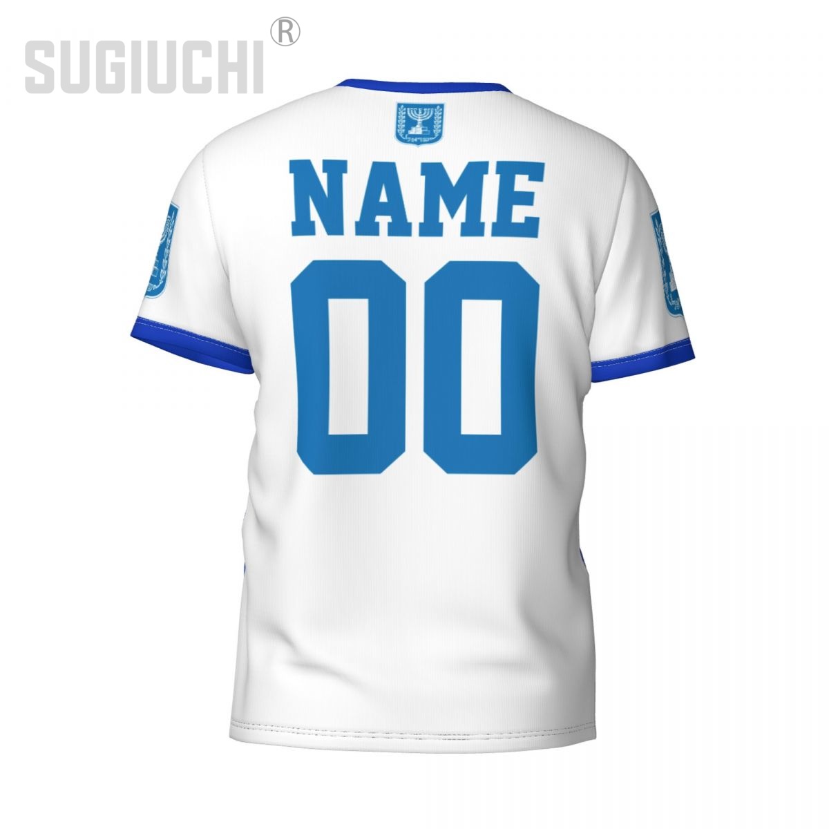 Custom Name Number Israel Flag - Embroidery World ulasan dan harga