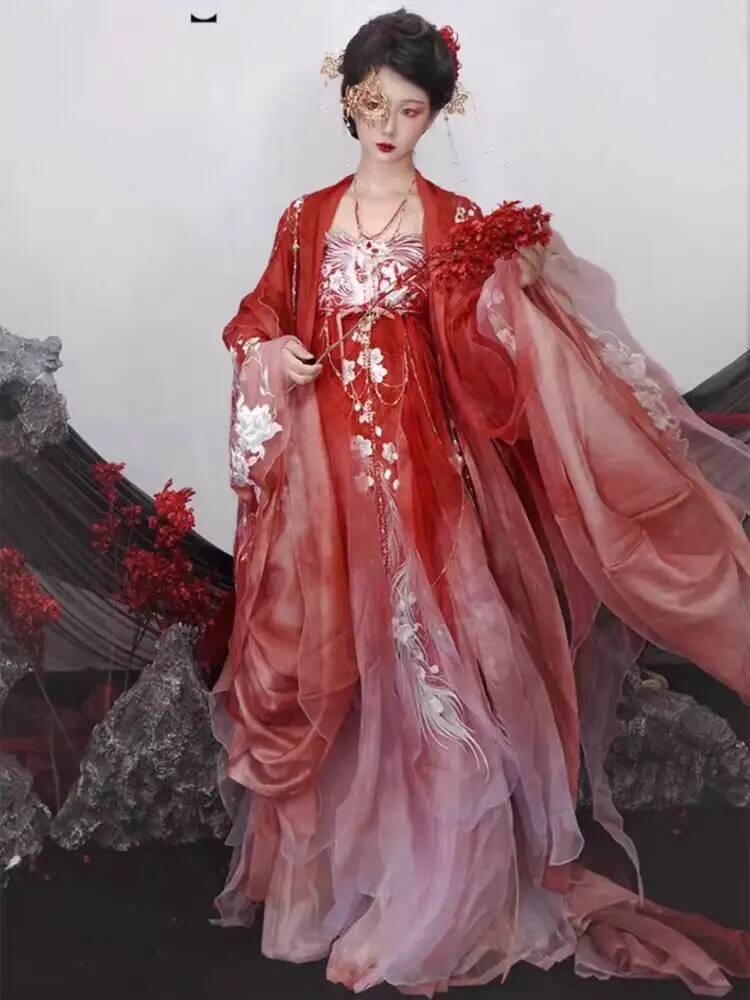 Women In Hanfu Heavy Embroider - Embroidery Set ulasan dan harga