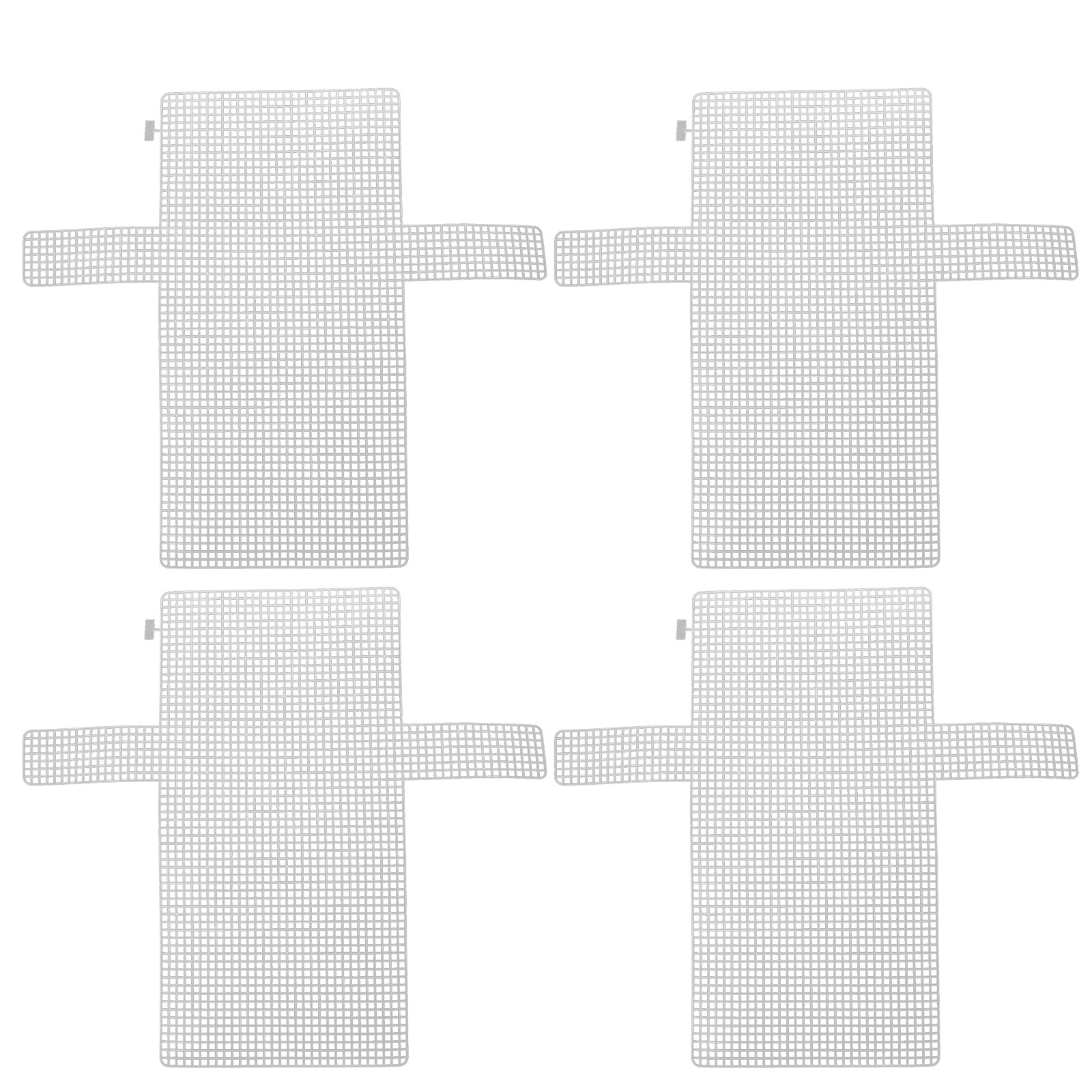 4Pcs Multi-Purpose Plastic Gri - Embroidery Sheet ulasan dan harga