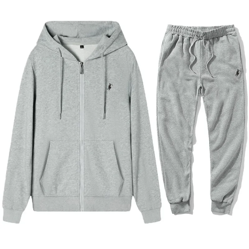 2026 Men's Classic Hoodie Spor - Embroidery Set ulasan dan harga
