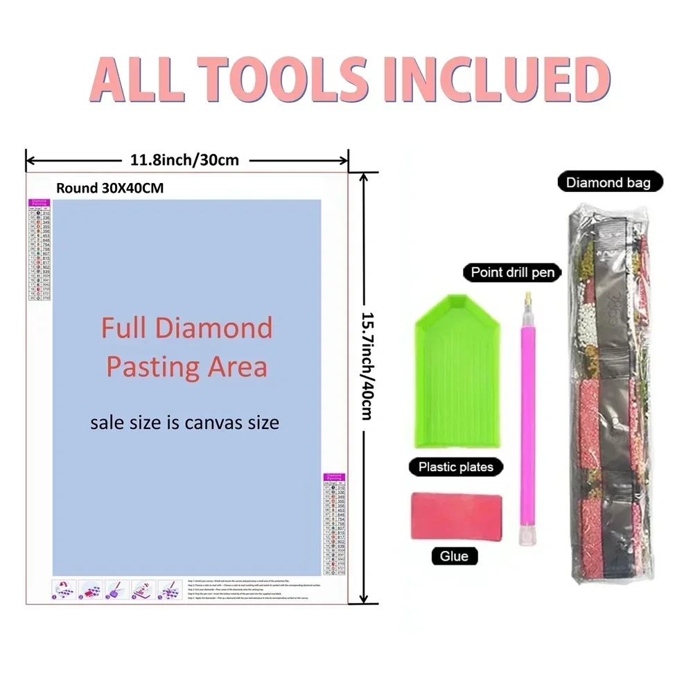 Underwater World Diamond Paint - Embroidery World ulasan dan harga