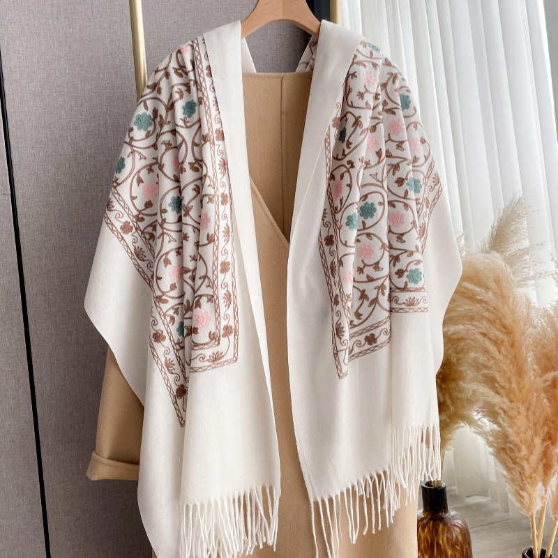 2025 New Embroidery Cashmere S - Embroidery Hijab ulasan dan harga