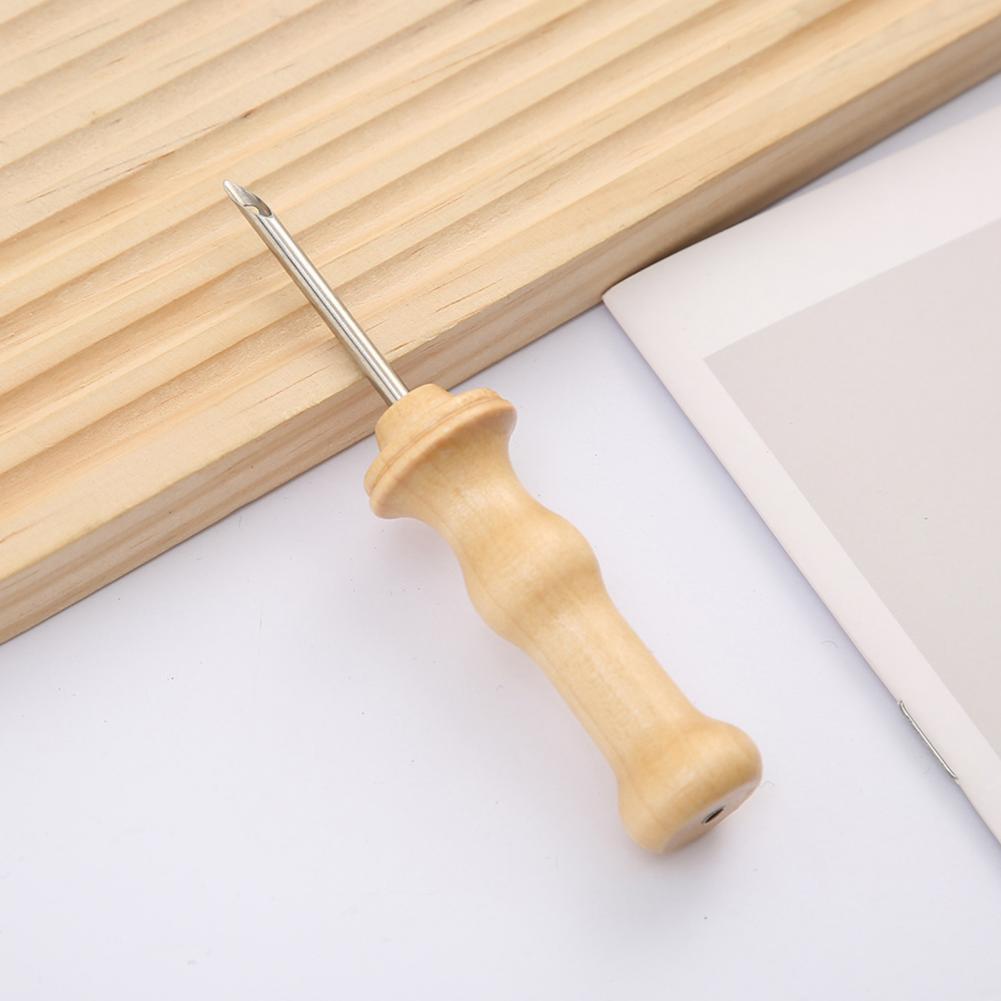 Embroidery Needle Wooden Handl - Punch Needle Handle ulasan dan harga