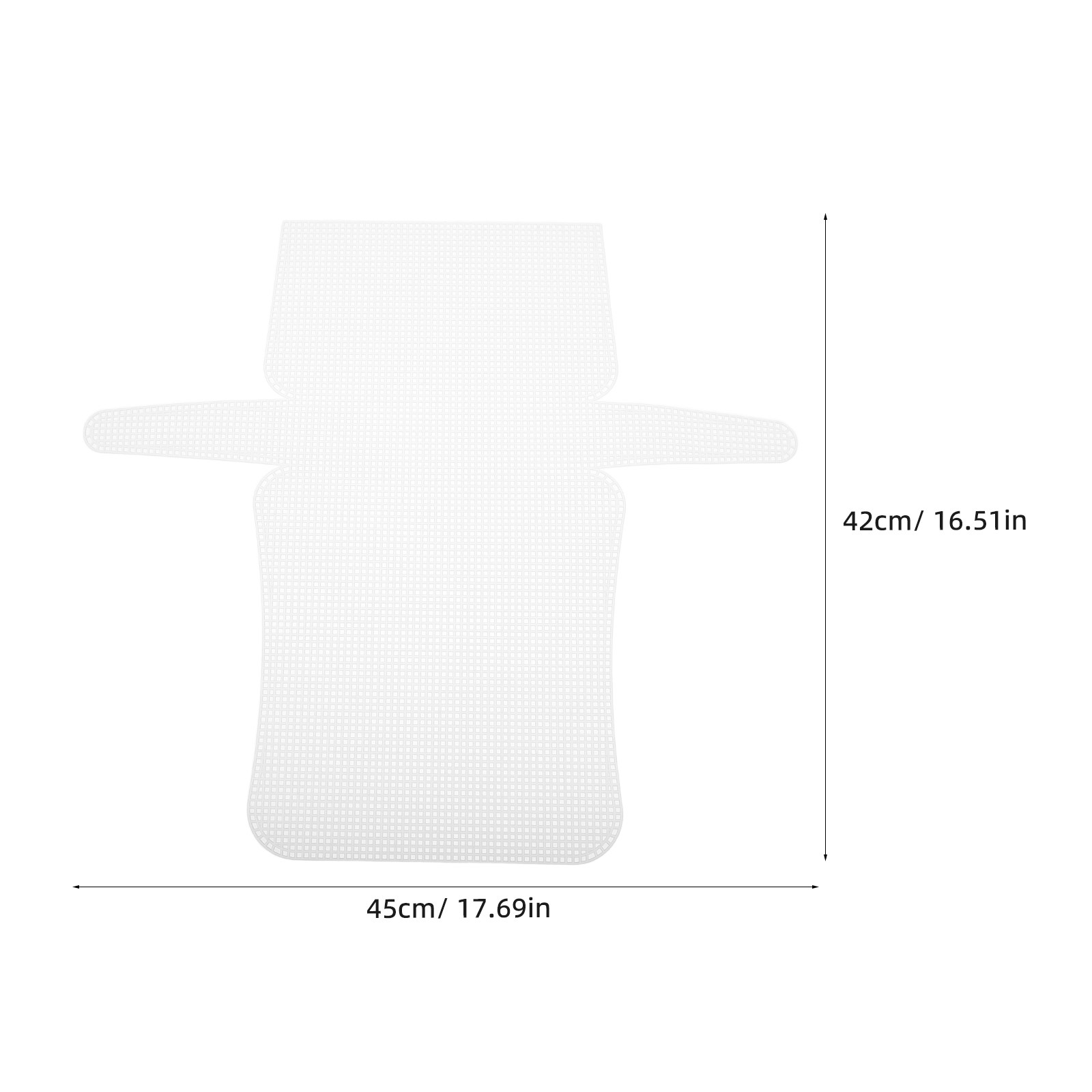 4Pcs Plastic Canvas Sheets Stu - Embroidery Sheet ulasan dan harga