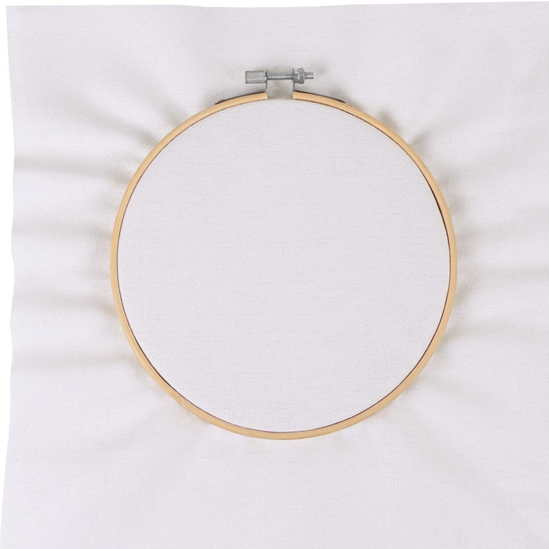 4 Pieces of Linen Fabric, Soli - Embroidery Artwork ulasan dan harga