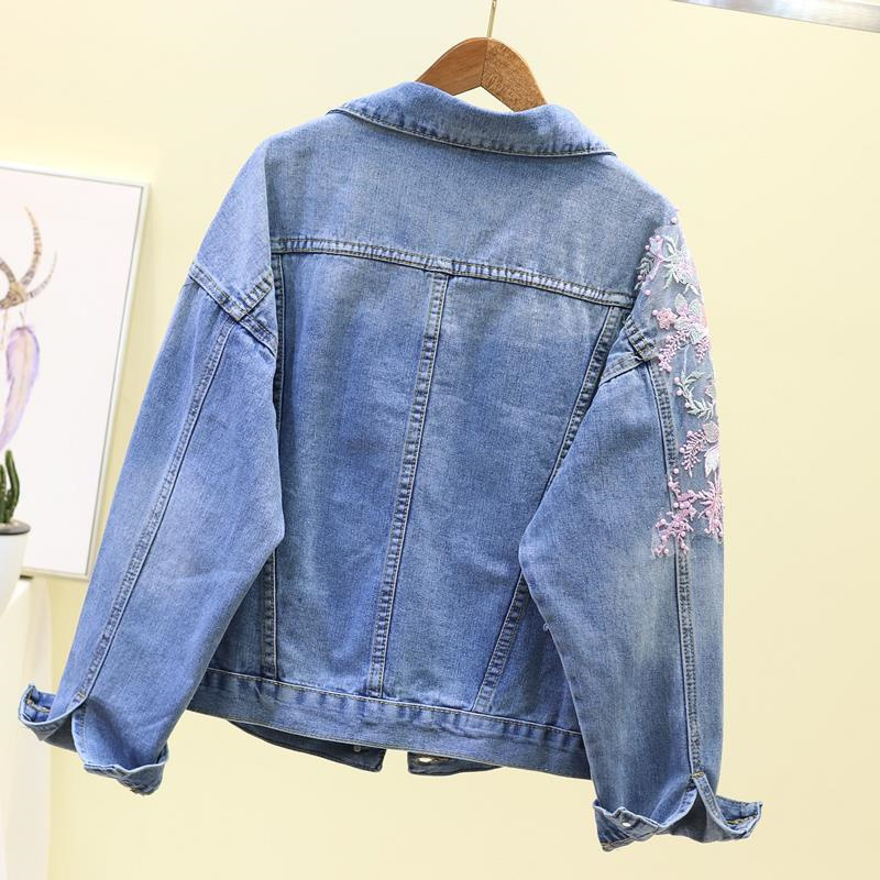 2022 New Embroidery Denim Shor - Embroidery Jeans Sakura ulasan dan harga