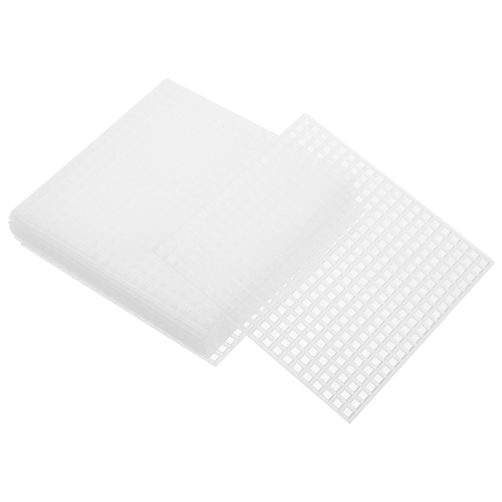10pcs 8x8cm Square Mesh Sheets - Embroidery Sheet ulasan dan harga