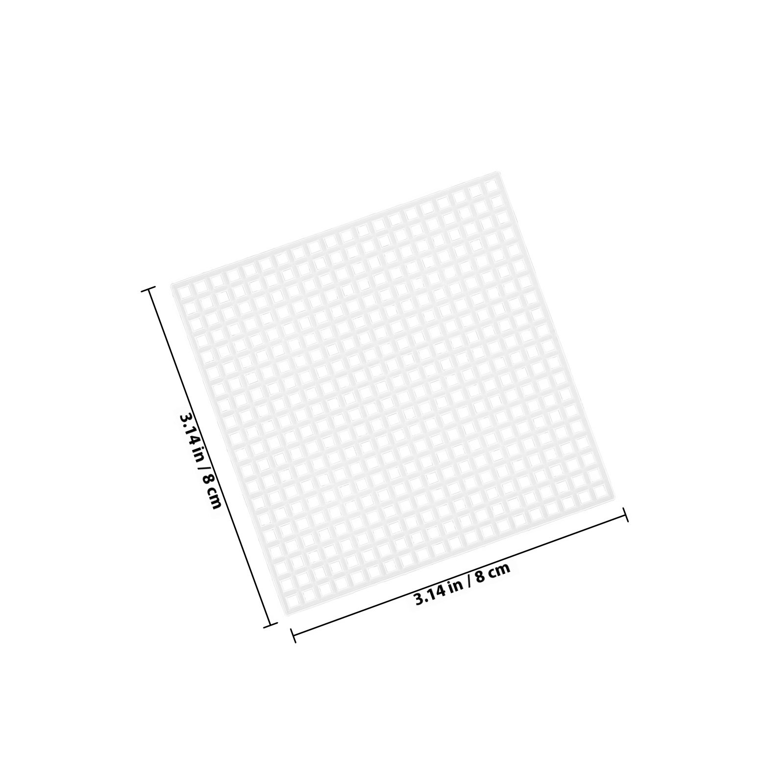 10pcs 8x8cm Square Mesh Sheets - Embroidery Sheet ulasan dan harga