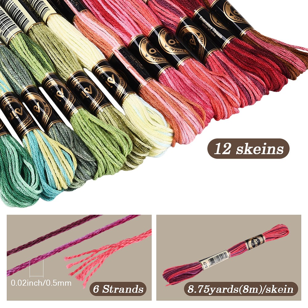 105 Yards Stitch Floss Embroid - Embroidery Stitches ulasan dan harga
