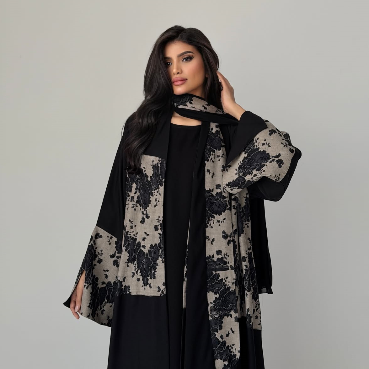Women Eid Abaya Hijab 2 Piece  - Embroidery Hijab ulasan dan harga
