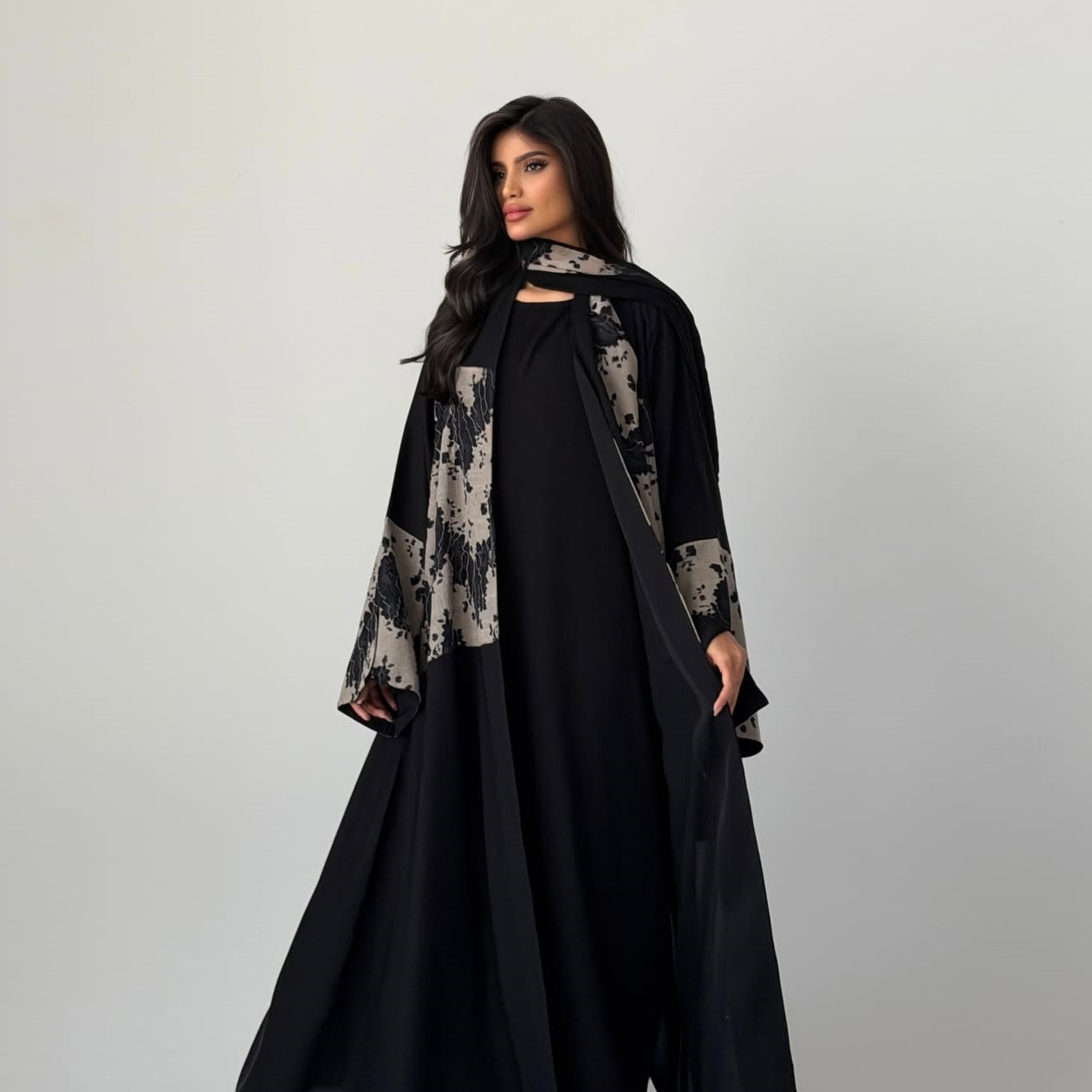 Women Eid Abaya Hijab 2 Piece  - Embroidery Hijab ulasan dan harga