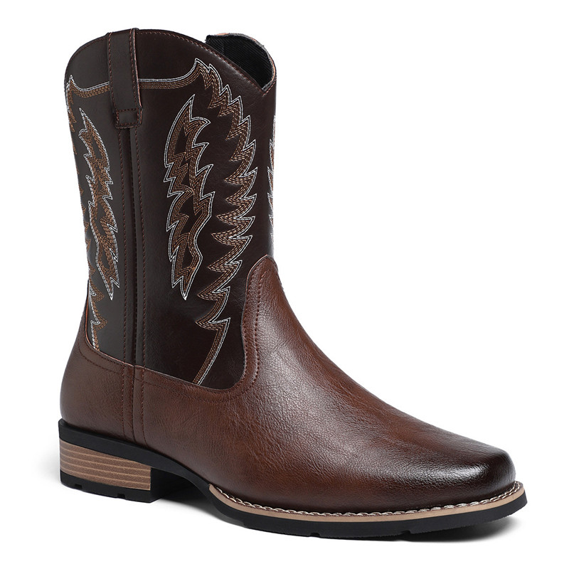 Men High Boot Luxury Embroider - Embroidery Stitches ulasan dan harga