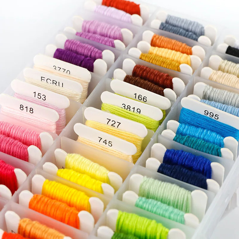 100% Cotton Embroidery Thread  - Embroidery Stitches ulasan dan harga